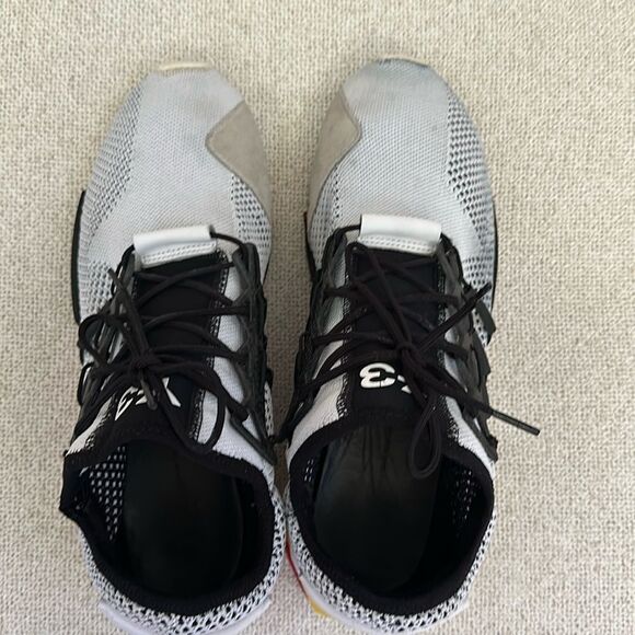 Adidas Y-3 Yohjo Yamamoto Harigane Red Black White Sneaker Rare Find Size 12 - Picture 16 of 16